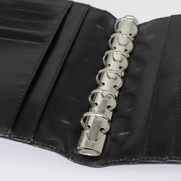 GUCCI Day Planner Cover Leather Black Auth - Picture 7 of 16